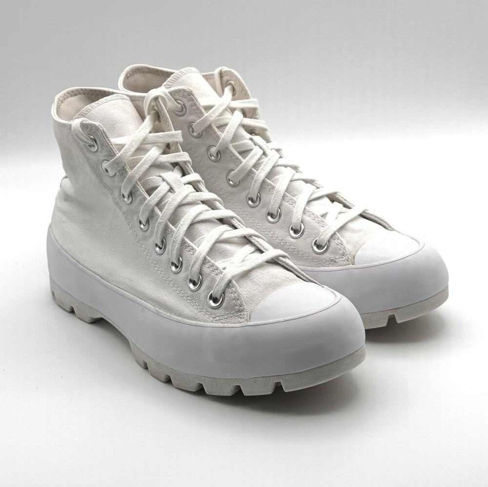 Converse Chuck Taylor All Star Hi Womens Size 9 White Athletic Shoes Sneakers